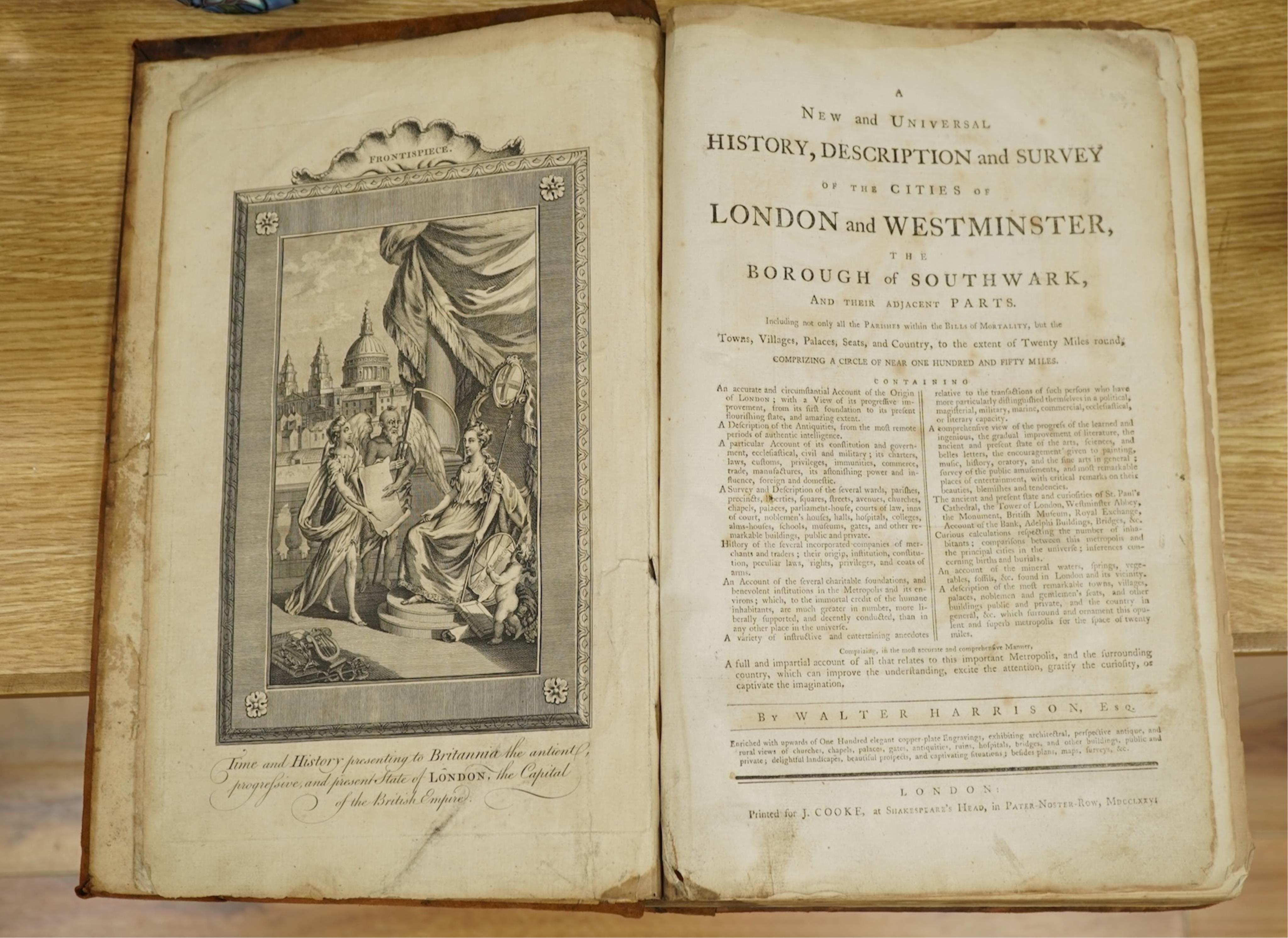Hogarth, William - The Works of ... in a series of engravings: with descriptions ... by the Rev. John Trusler. To which are added, Anecdotes of the Author and his Works ... 2 vols. portrait frontis. and num. engraved pla